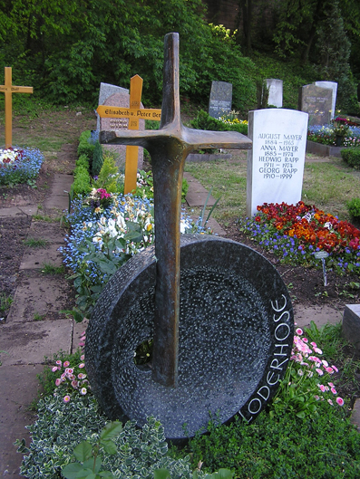 Lebensrad mit Kreuz