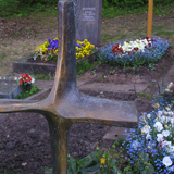 Lebensrad mit Kreuz